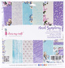 Dress My Craft 12"x 12" Collection Pack- 24 sheets Floral Symphony