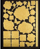 HOTP Foiled Fancies Botanical Frames HOTP6528 4 sheets Foiled and Embossed Die (2 gold & 2 silver)