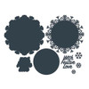 The Paper Boutique- Cutting Dies-With Festive Love Doily Die