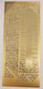 JEJE Peel Sticker- Corners and Straight and Wavy Lines 1.3880 Gold