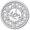 Memory Box 100% Steel Scrollwork Heart Circle Frame Cutting Die- 94109
