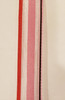 May Arts Beautiful Sheer Stripe Ribbon Pink Red Brown 1/2" x 5 Yards