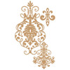 Prima Decorative Chipboard- Elegant Damask