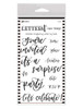 Ranger Letter- It Clear Stamps- Invitation- 12 pcs