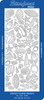 Starform Sea Shells Silver 1175 Outline Peel Stickers