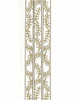 Starform Fern Leaf Ribbon 1274 GOLD Stickers