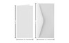 Paper Accents Card & Envelope Set- 3.125"x 6.25" Slimline Smooth 100lb Solar White 10pc