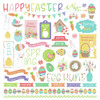 Photoplay Basket Of Bunnies Element Stickers- 12x12