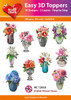 Hearty Crafts- Easy 3D Toppers Stylish Flower Vases- 10 designs