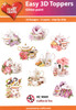 Hearty Crafts- Easy 3D Toppers Coffee & Tea- 10 designs
