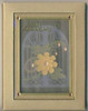 Framed Silk Window Greeting Card GOLD NOTE