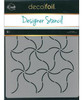 I-craft- Deco Foil Designer Stencil- Pinwheels