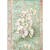 Stamperia Rice Paper Sheet A4 White Orchid