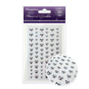 Hunkydory Glitter Diamond Sparkles Self-Adhesive- Silver Studs