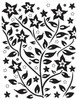 Ultimate Crafts Allura Collection A2 Embossing Folder- Wild Vine