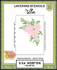 Lisa Horton Crafts- Layering Stencils- Daisy Corner