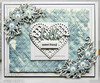 Creative Expressions Dies by Sue Wilson Background Collection- Layered Heart, CED7132