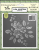 Lisa Horton Crafts- 3D Embossing Folder & 1 outline Die by Lisa- 6"x6"- Buttercup Bloom