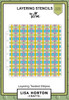 Lisa Horton Crafts- Layering Stencils- Layering Twisted Stripes