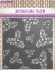 Nellie's Choice 3D Embossing Folder - Holly Leaves with Berries