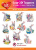 Hearty Crafts Easy 3D Toppers Flower Bunnies HC12411