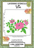 Lisa Horton Crafts- Layering Stencils- Japanese Anemone