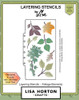 Lisa Horton Crafts- Layering Stencils- Foliage Elements
