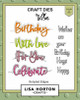 Lisa Horton Crafts- Scripted Edges Craft Dies- 14 dies