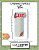 Lisa Horton Crafts- Layering Stencils- Landscape Lighthouse
