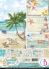 Ciao Bella A4 Creative Pad- 9 Double-sided papers- Summer Breeze