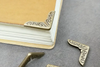 Brass Book Corner Set of 20 pc