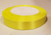 25 yd Satin Ribbon 5/8" Neon Yellow 25-yards
