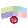 Hunkydory Crafts 6"x6" Cards & Envelopes- Pastels Selection