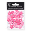 Little Birdie Crafts- Handmade Flowers- Janice- Precios Pink- 25pc