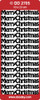 DOODEY DD2705 GOLD Merry Christmas Text Stickers Peel Outline