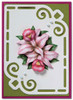 Card Layers 5 WHITE A6 Tulip Corners LL2106 Die Cut Card Accents Making