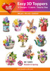 Hearty Crafts Easy 3D Toppers Flowers in Spring HC12453
