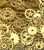 Metal Art Embellishments Gears in Mixed Sizes - 1oz - All Gold