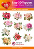 Easy 3D - Vintage Roses- 10 Large Toppers 3-Layers Each for Card Making