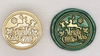 Sealing Wax Seal Stamp - Brass Merry Christmas w Leaping Dear