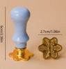 Sealing Wax Alloy Seal Stamp with handle - 5 Alloy Seals Box