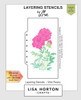 Lisa Horton Crafts- Layering Stencils- Wild Peony