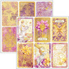 Ciao Bella 12"x 12" Patterns Paper Pad- 8 Double-sided papers- Ethereal