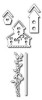 Frantic Stamper Cutting Dies- Garden Birdhouses (set of 7 dies)