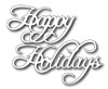 Frantic Stamper Cutting Dies- Happy Holidays (set of 2 dies)