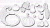 Frantic Stamper Cutting Die- Fall Harvest Cornucopia
