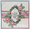 Frantic Stamper Cutting Die- Wild Rose Corner with Overlay Blooms