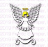 Frantic Stamper Cutting Die- Lace Winged Angel