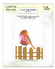 Lisa Horton Crafts- Layering Stencils & Outline Cutting Die- Festive Robin