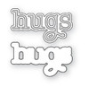 Memory Box 100% Steel Hugs Daily Script Cutting Die- 94653